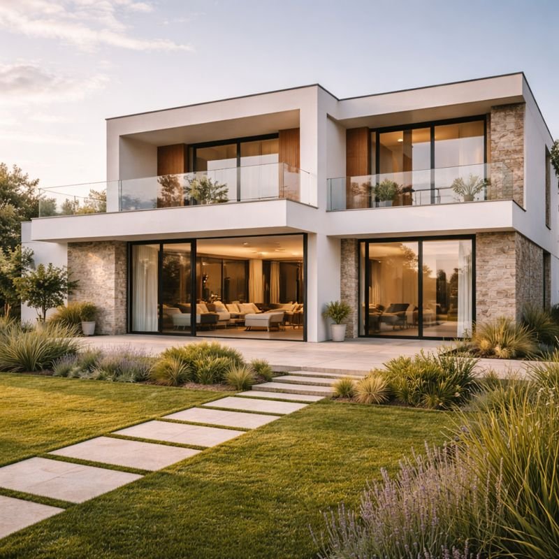 Construction d’une maison moderne