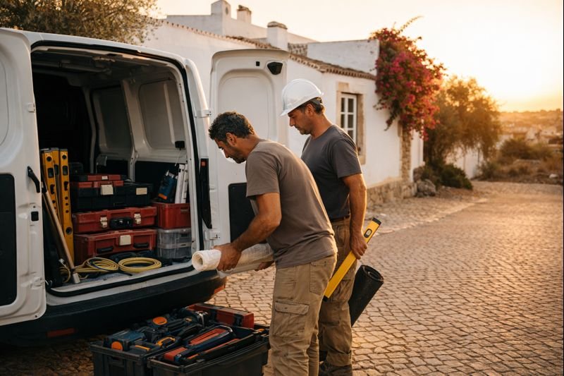 Projet de rénovation en Algarve